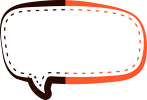 bubble speech label png