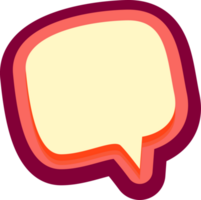 bubble speech label png