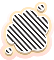 bubble speech label png