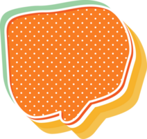 bubble speech label png