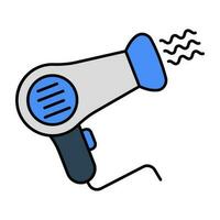 Perfect design icon of hairdryer vector