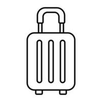 Vector design of trolley bag