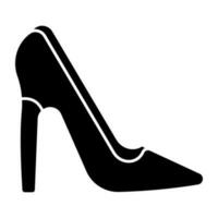 A beautiful design icon of heel vector