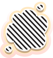 bubble speech label png