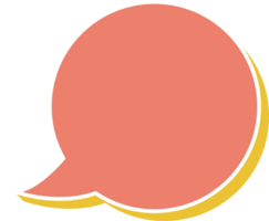 bubble speech label png