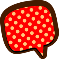 bubble speech label png