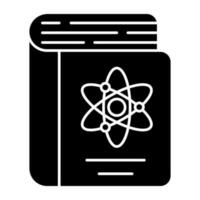 Trendy vector design of science book