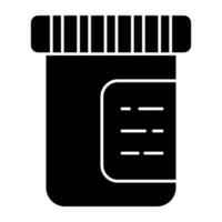 A unique design icon of drugs bottle vector