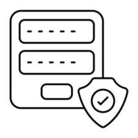 Modern design icon of secure web gallery vector