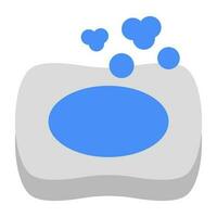 A creative design icon of soap available for instant download vector