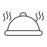 Trendy design icon of cloche vector