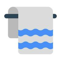 Modern design icon of towel rack vector