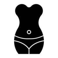 Premium download icon of slim waist vector