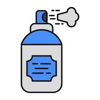 A unique design icon of body spray vector