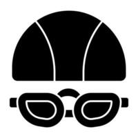 Premium download icon of glasses with hat vector