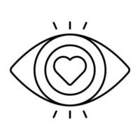 Modern design icon of love views vector