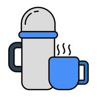 A perfect design icon of thermos vector