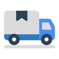 Perfect design icon of cargo van vector