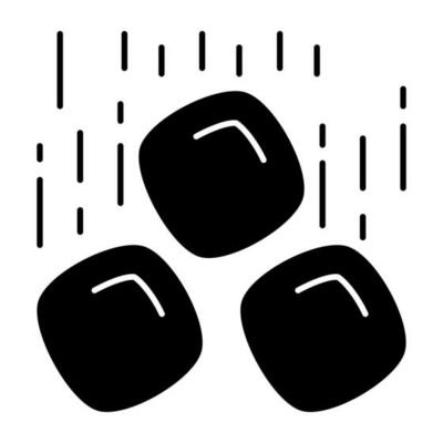 A premium download icon of hail
