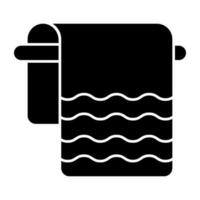 Modern design icon of towel rack vector