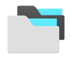 3d icon of File Folder png