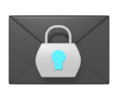 envelope padlock security png