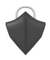 Security shield padlock png