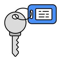 Premium download icon of key vector