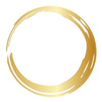 d'or grunge cercle png