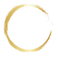 d'or grunge cercle png