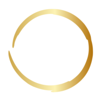 gouden grunge cirkel png