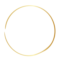 Golden grunge circle png