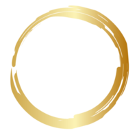 d'or grunge cercle png