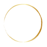 d'oro grunge cerchio png