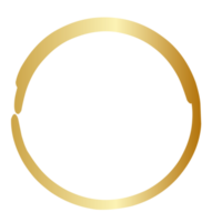 Golden grunge circle png