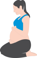 The woman pregnancy PNG