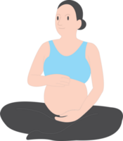 The woman pregnancy careful health png