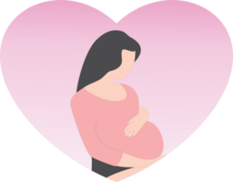 Mom pregnancy love baby PNG