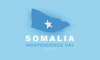 Somalia Independence Day. background, banner, card, poster, template. Vector illustration.