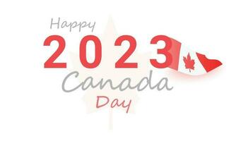 Happy Canada Day. background, banner, card, poster, template. Vector illustration.