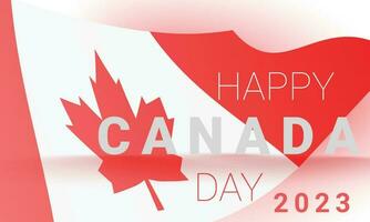 Happy Canada Day. background, banner, card, poster, template. Vector illustration.