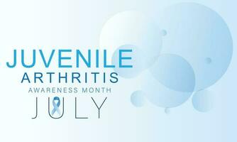 Juvenile Arthritis awareness month. background, banner, card, poster, template. Vector illustration.