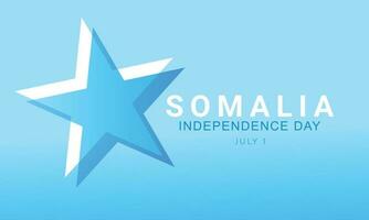 Somalia Independence Day. background, banner, card, poster, template. Vector illustration.