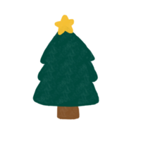 Chrismas tree and star png