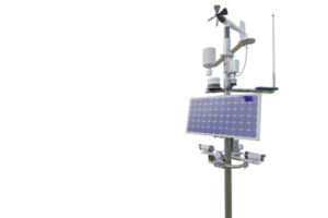 Weather station. 3d render isolated png