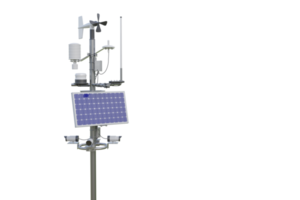 Weather station. 3d render isolated png