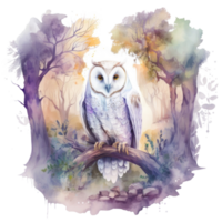 Enchanted Forest Woodland Animal t-shirt design, transparent background, png