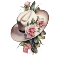 Watercolour Pastel Cowgirl collection Clipart png