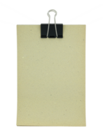 blanco papier klembord geïsoleerd met knipsel pad voor mockup png