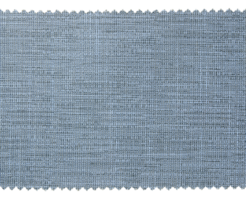 Blue fabric swatch samples texture isolated with clipping path png
